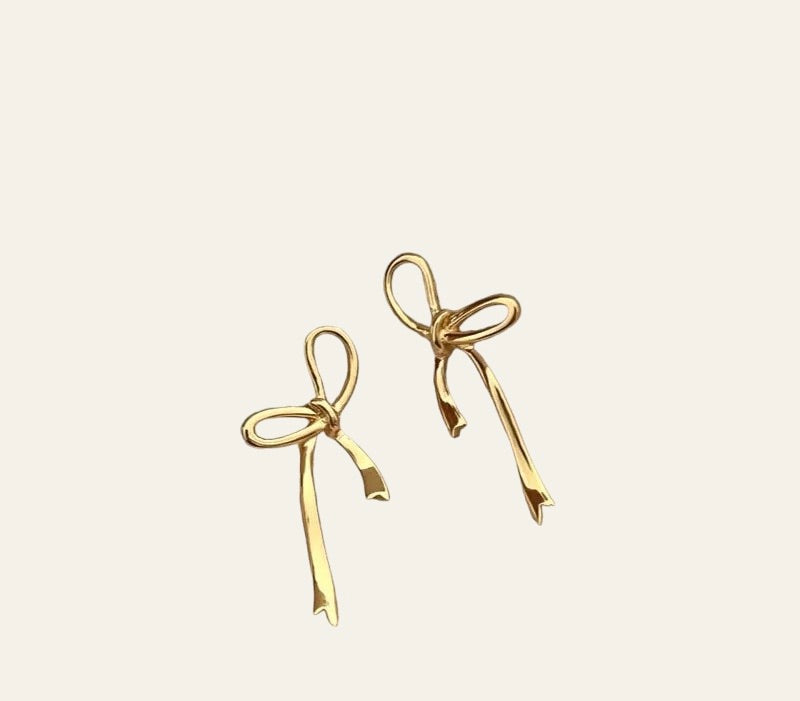 Lux bow earrings