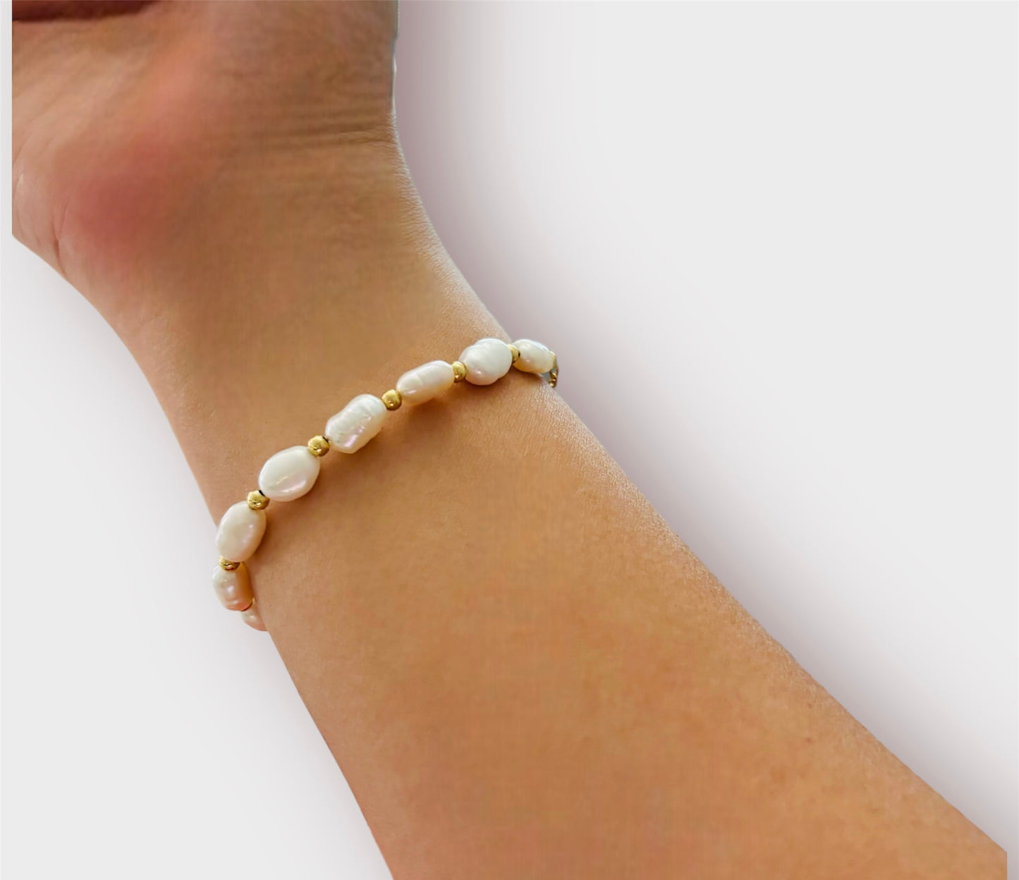 Blue Wave Pearl Bracelet