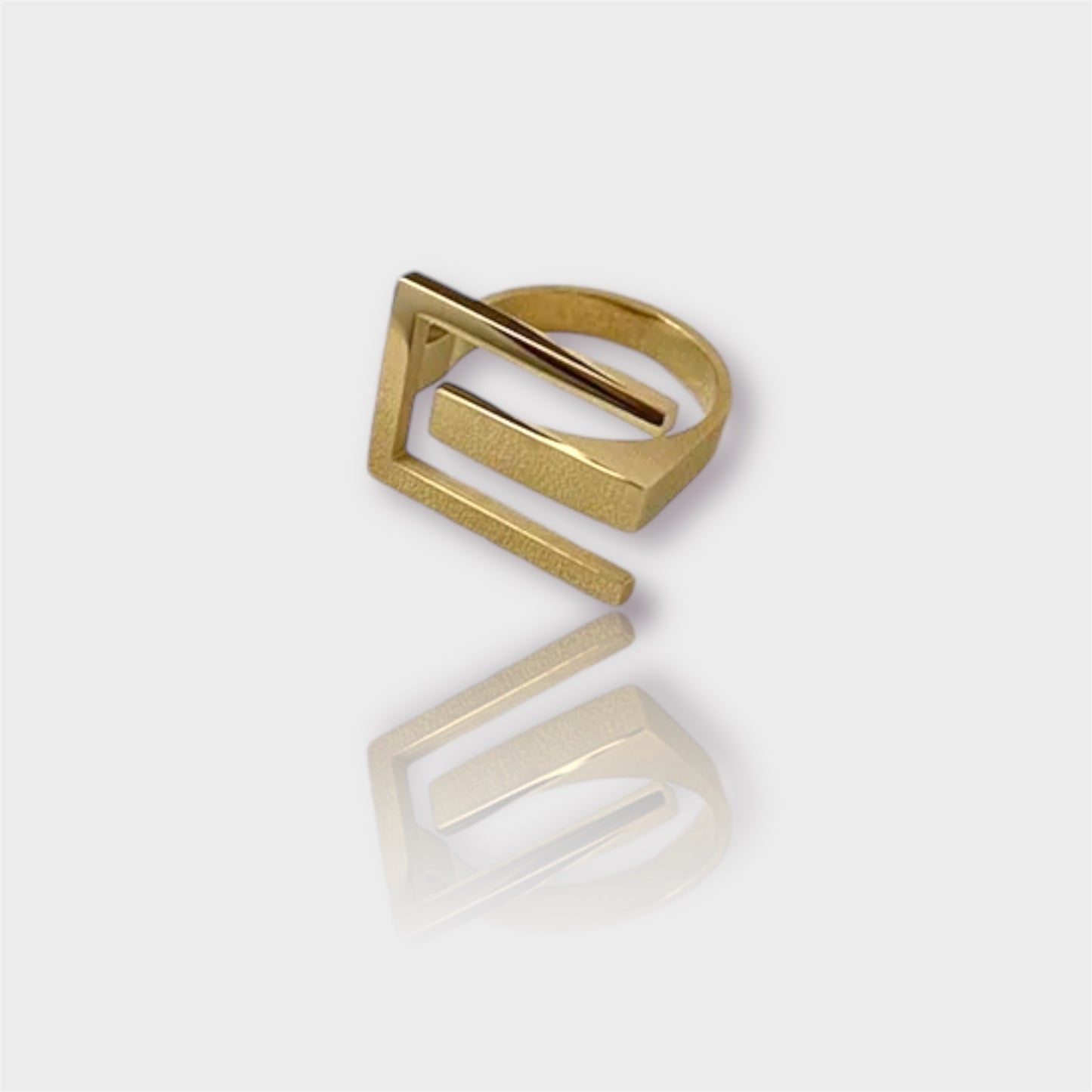 Golden Edge Ring